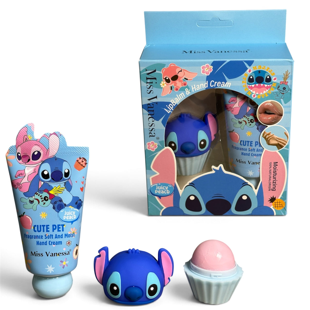Set Dúo de Bálsamo Labial y Crema de Manos Blue Guy