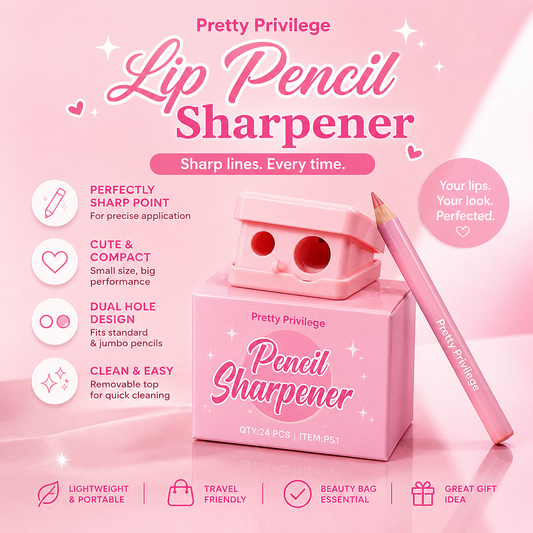 24PCS DISPLAY PRETTY PRIVILEGE PENCIL SHARPENER PS1
