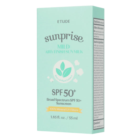 1PCS ETUDE SUNPRISE MILD AIRY FINISH SUN MILK 8174