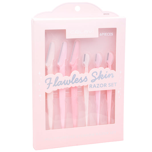 CELAVI 6PCS FLAWLESS SKIN RAZOR SET 6 PACK #90☝️☝️