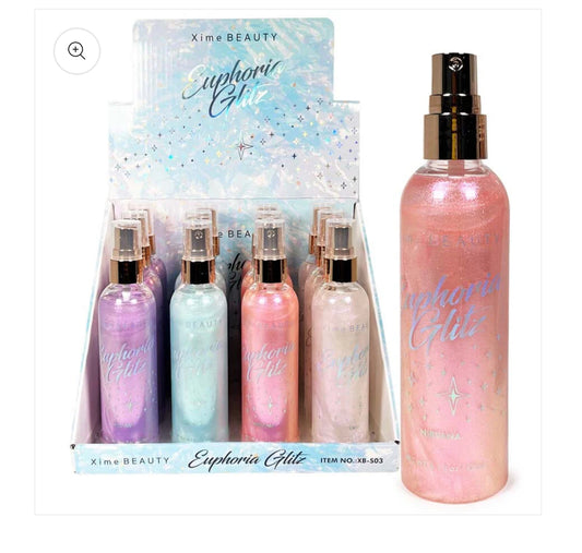 12PCS DISPLAY XIME EUPHORIA GLITZ XB-S03