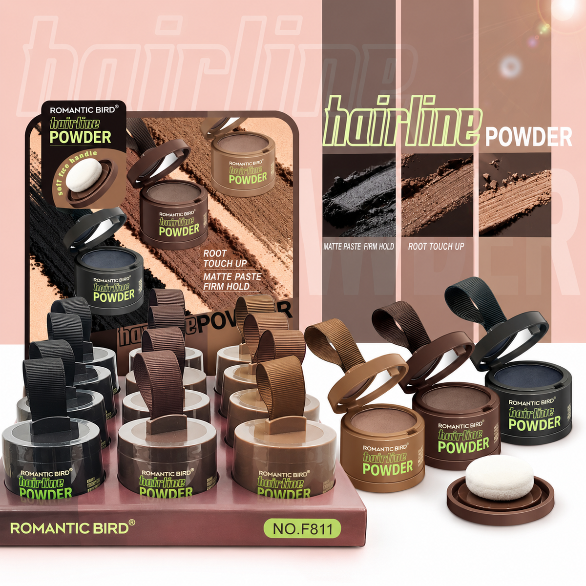 Romantic Bird Root Touch Up Powder