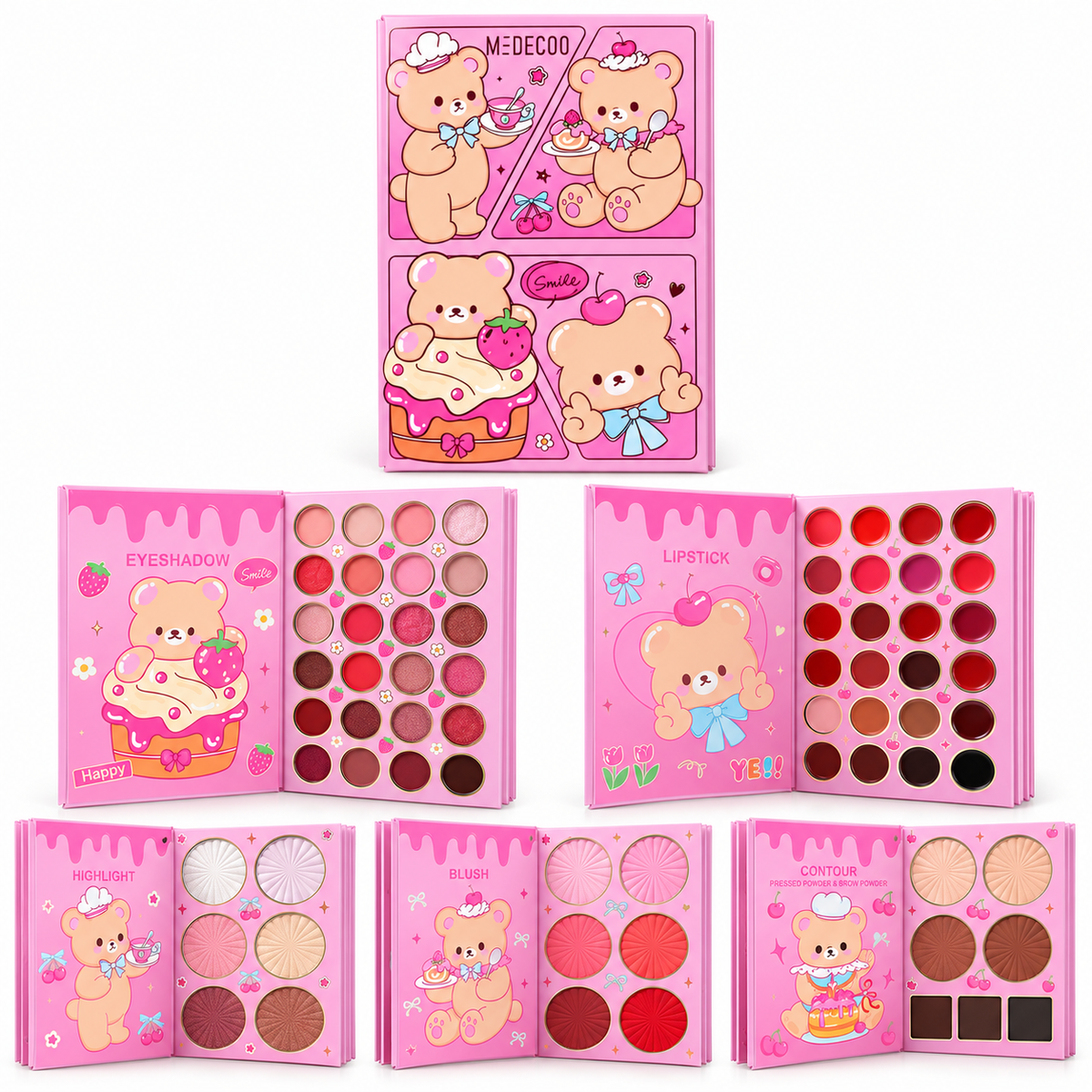 Medecoo Five Layer Bear Palette