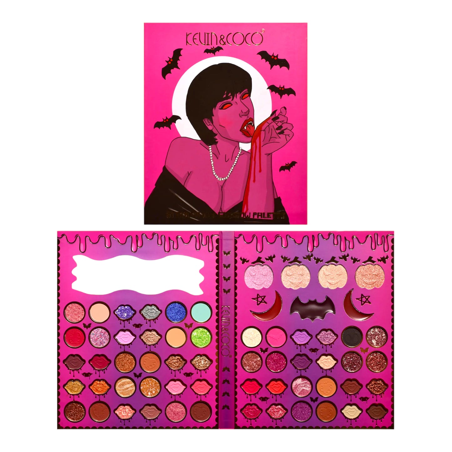 KEVIN&COCO VAMPIRE WOMAN 61 COLOR EYESHADOW PALETTE KC231194 R14