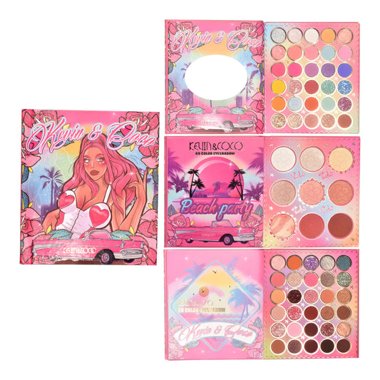 KEVIN&COCO LOW RIDER GIRL 69 COLOR EYESHADOW PALETTE KC223267 R24