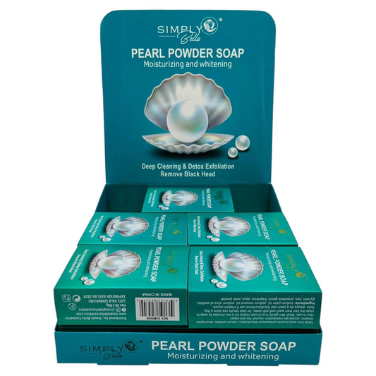 12PCS SIMPLY BELLA PEARL POWDER SOAP