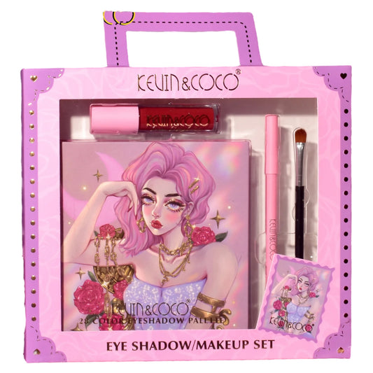 KEVIN&COCO CHAINS AND ROSES EYESHADOW & MAKEUP SET KC231118 R47