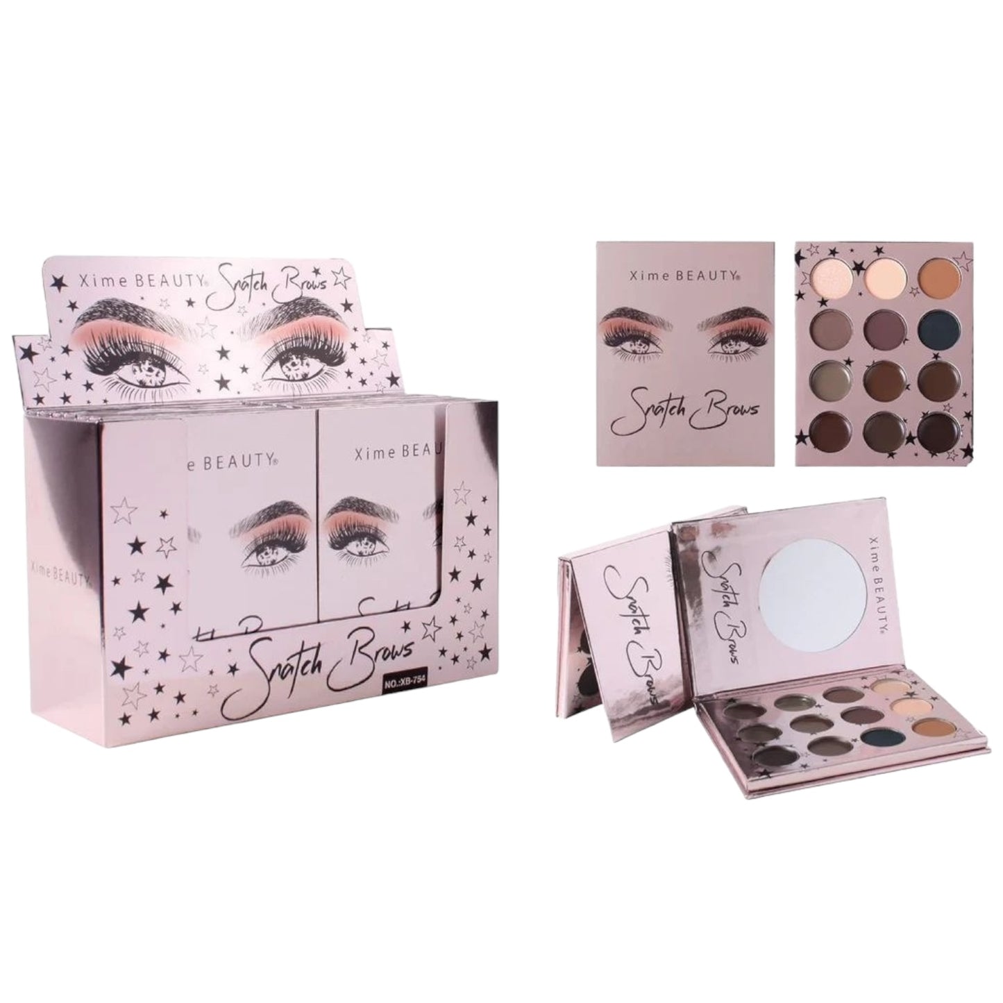 XIME BEAUTY SNATCH BROWS XB-754 12PCS SR13