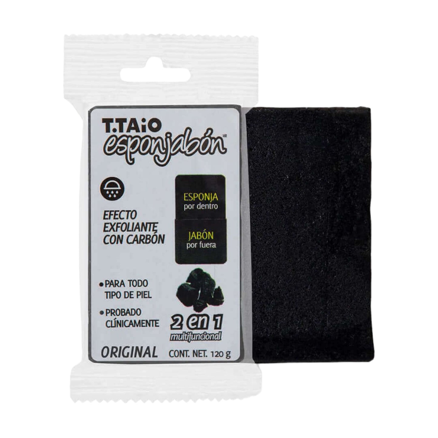 T.TAIO ESPONJABON CHARCOAL 9ESP1841 SR24