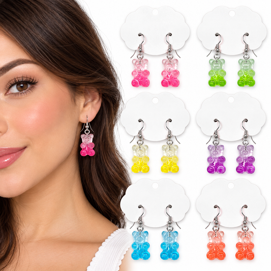 Pendientes de ositos de goma