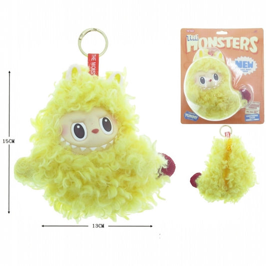 3 PCS CUTE MONSTER CHICKEN PLUSH WITH BACK POUCH