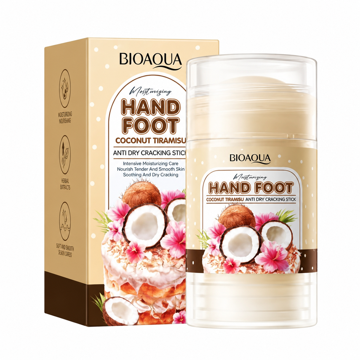 Bioaqua Coconut Tiramisu Hand & Foot Anti Cracking Stick
