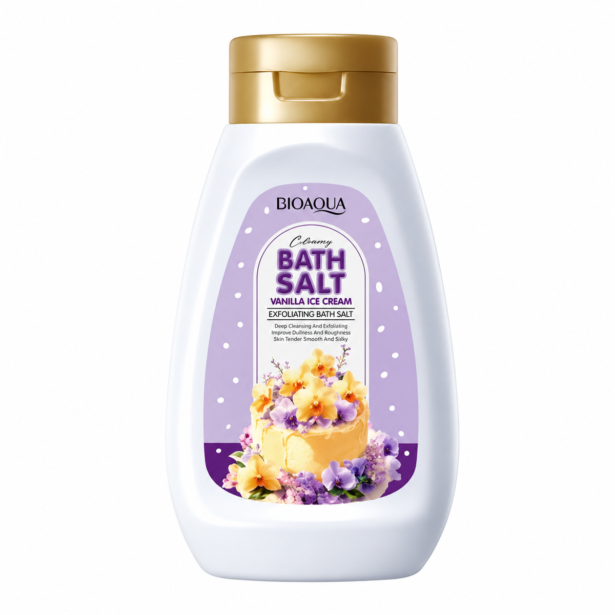 Sal de baño de helado de vainilla Bioaqua