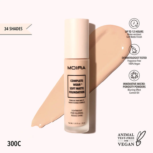 MOIRA COMPLETE WEAR SOFT MATTE FOUNDATION CMF300C R61