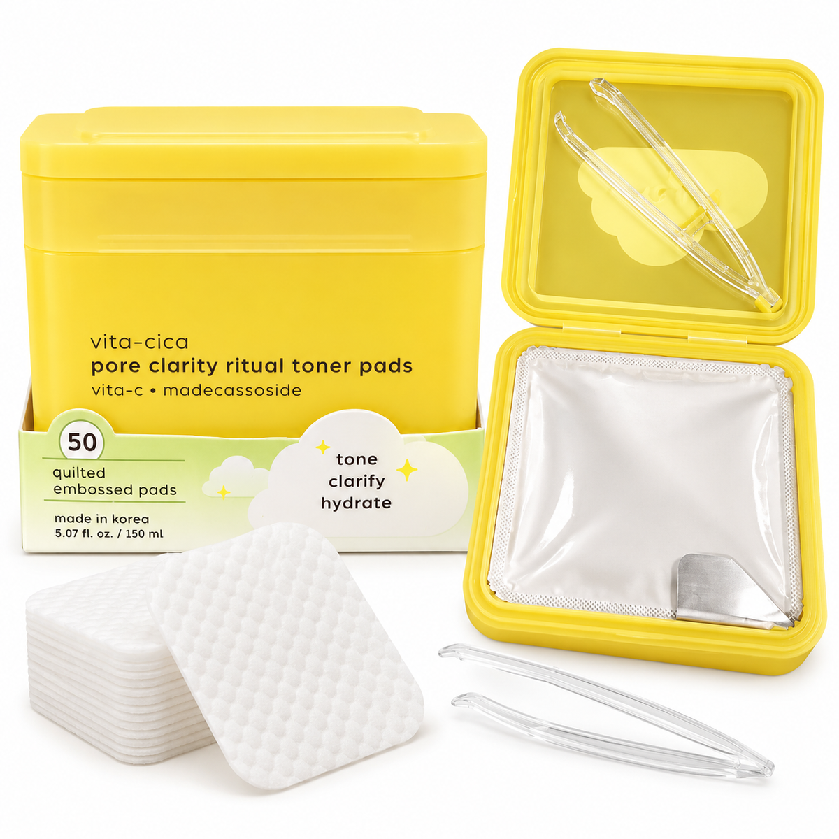 Vita Cica Pore Clarity Toner Pads