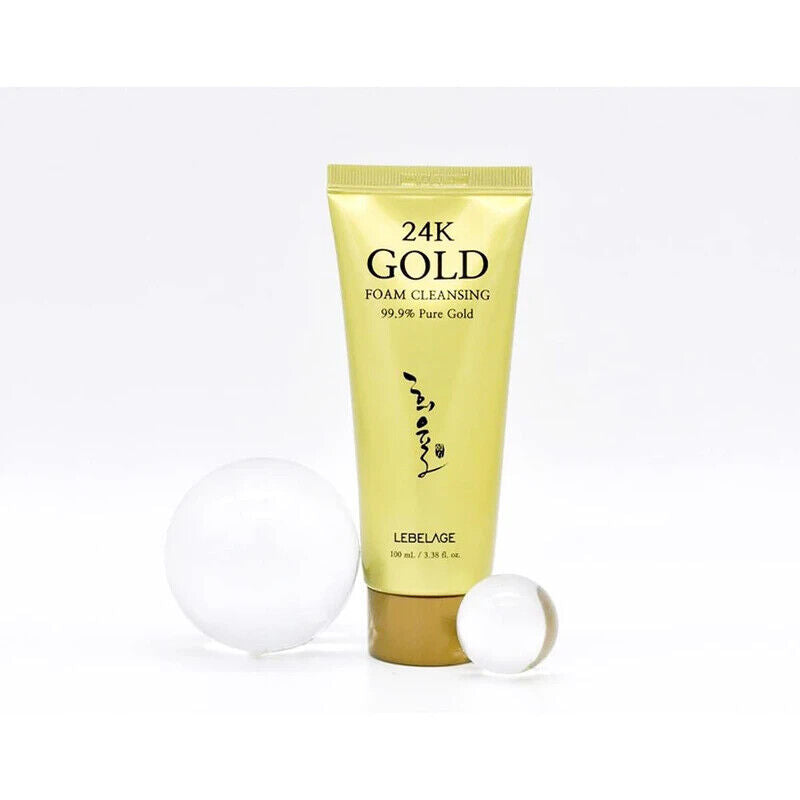 LEBELAGE 24K GOLD FOAM CLEANSING 99.9% PURE GOLD #39