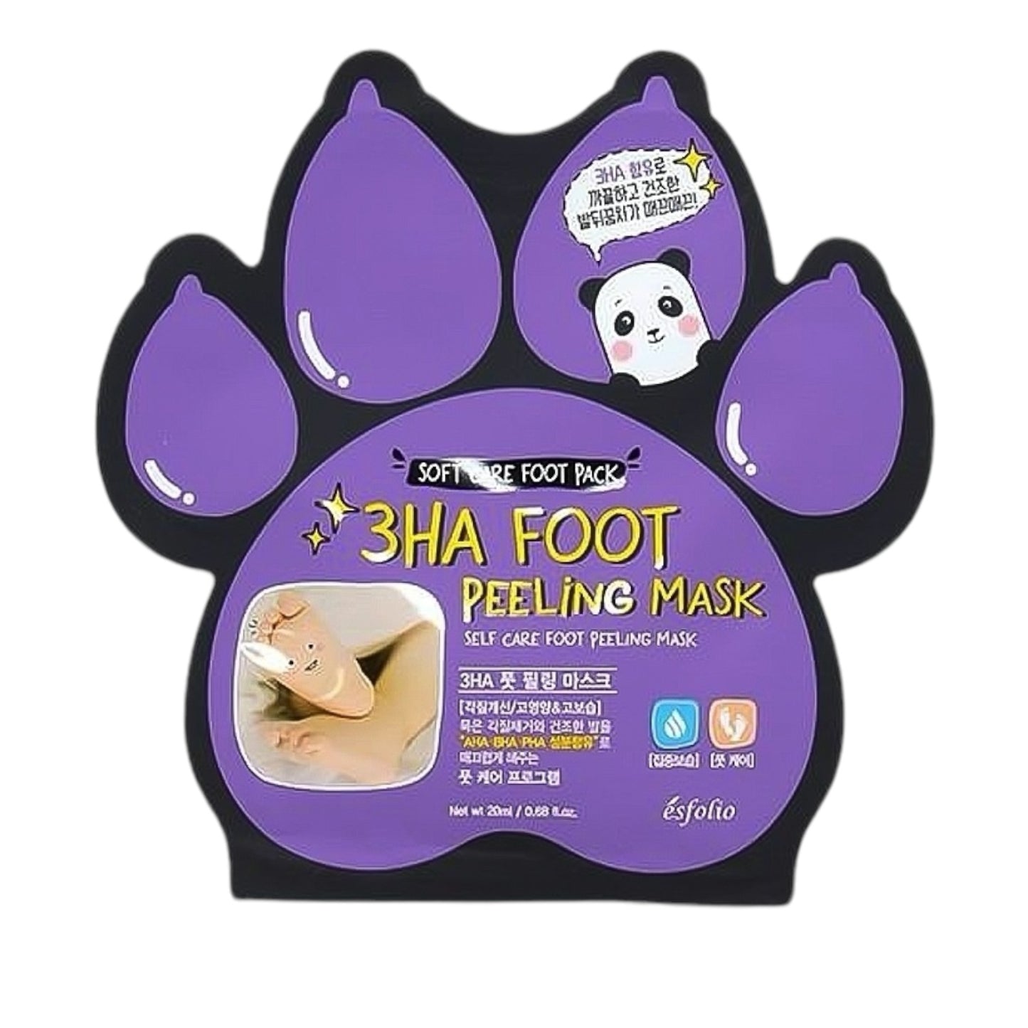 ESFOLIO 3HA FOOT PEELING MASK 1 PAIR #53