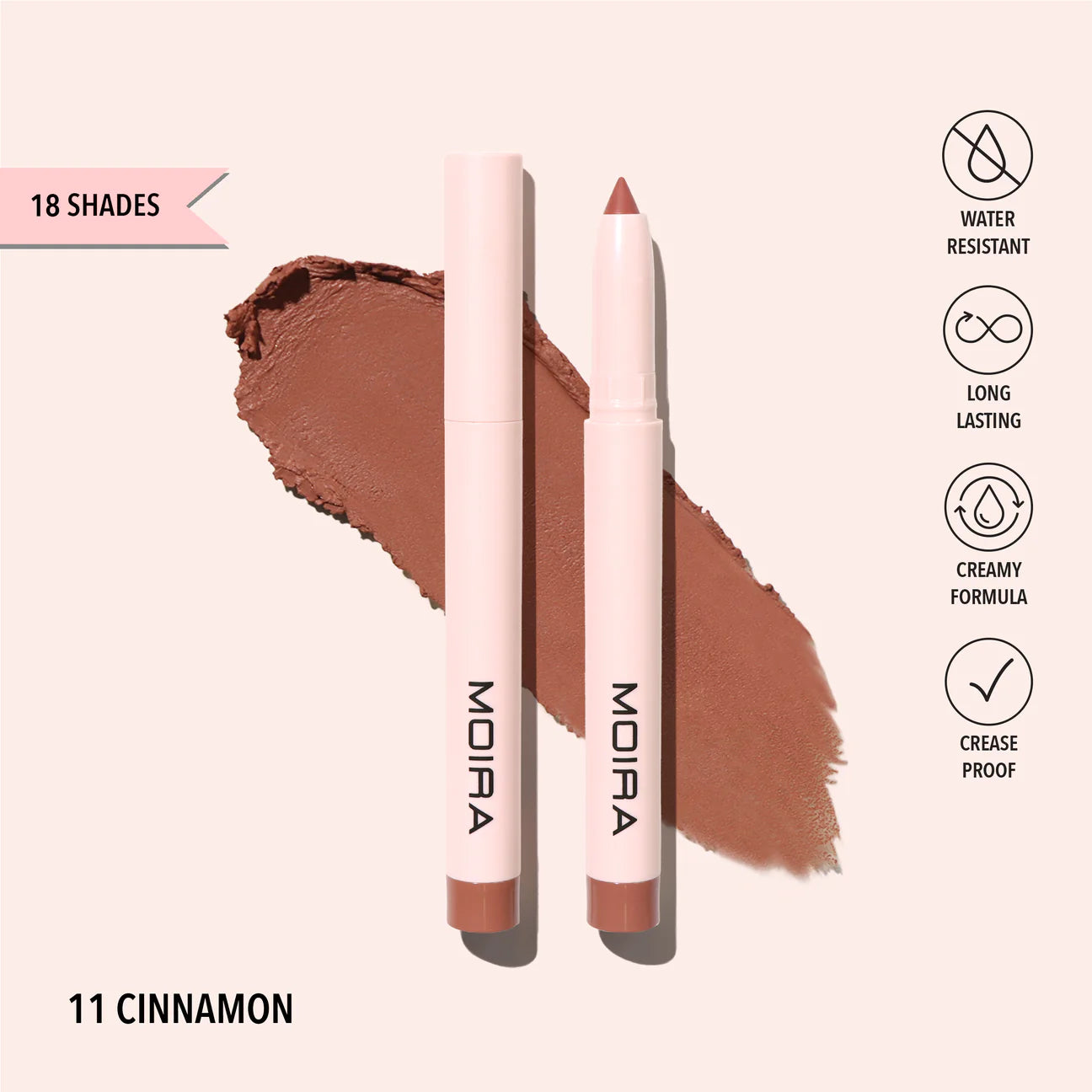 MOIRA AT GLANCE STICK SHADOW CINNAMON GSS011 R58