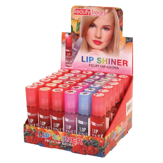 BEAUTY TREATS LIP SHINER FRUIT LIP GLOSS 36PCS DISPLAY 502A #86