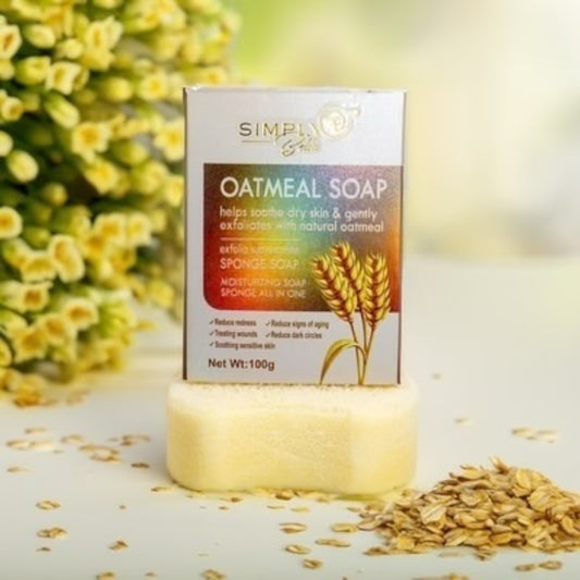 SIMPLY BELLA OATMEAL SPONGE SOAP #19