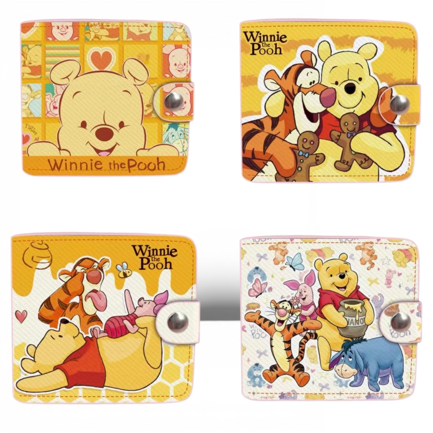 12PCS PACK POOH AND FRIENDS WALLET