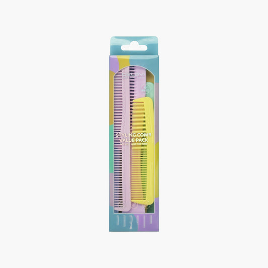 CELAVI 6PCS COLORFUL STYLING COMB VALUE PACK 6PACKS #5