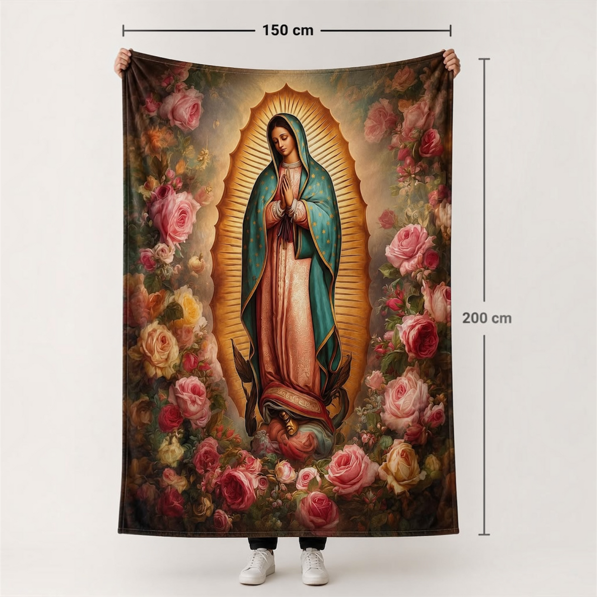 Virgen Mary Blanket