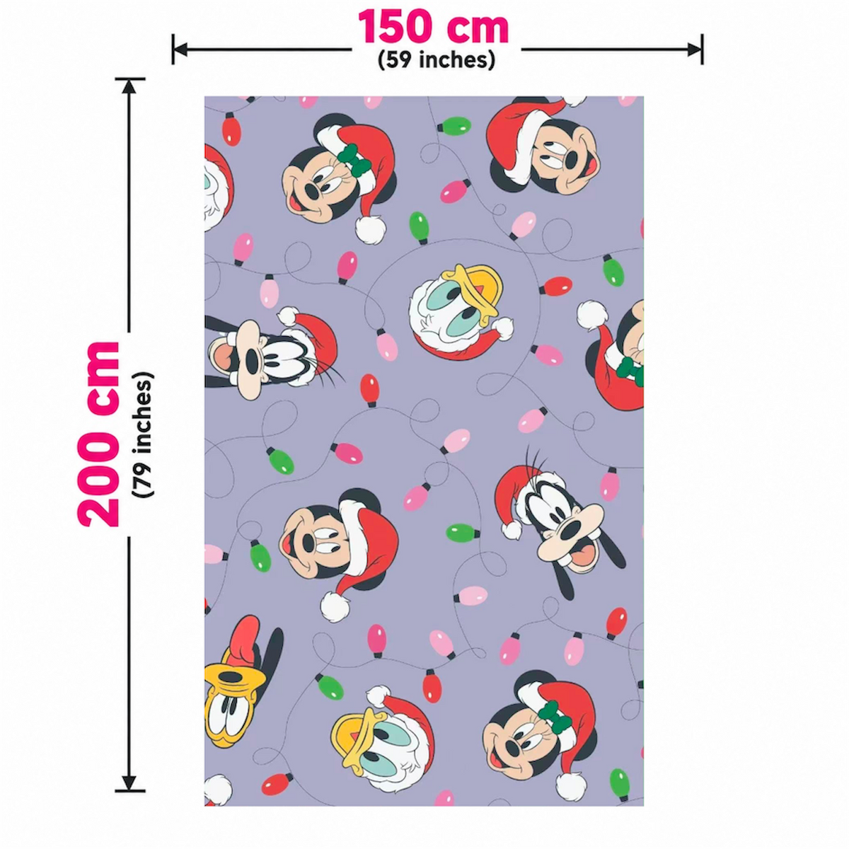 Mouse & Friends Holiday Blanket