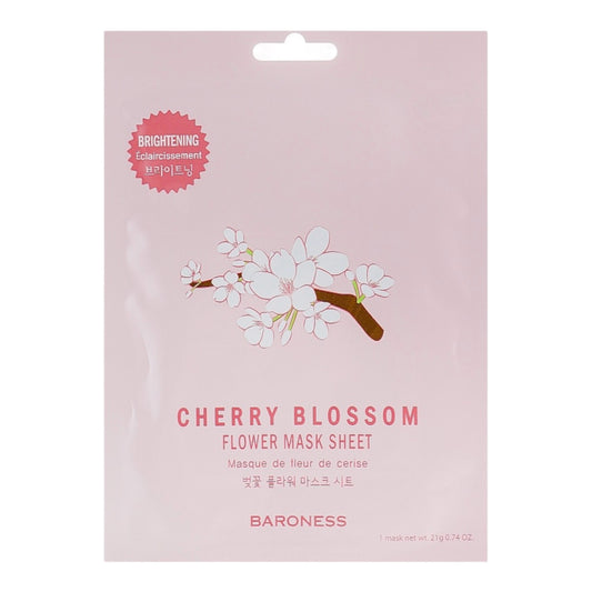 BARONESS CHERRY BLOSSOM FLOWER MASK SHEET B3 1