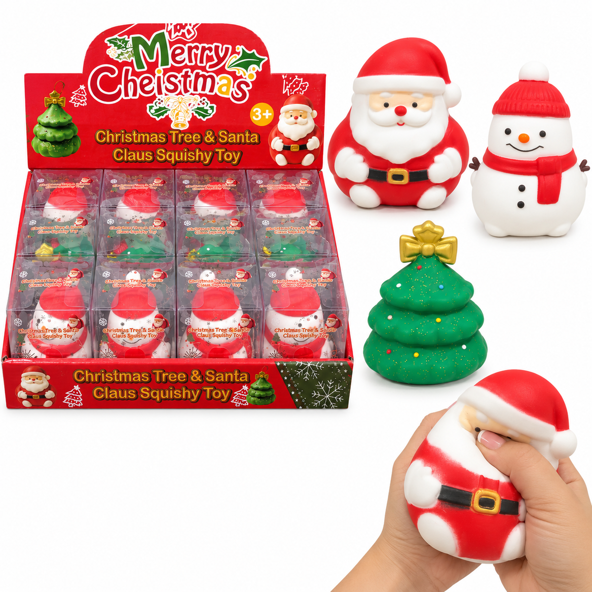 Merry Christmas Crunchy Squishy
