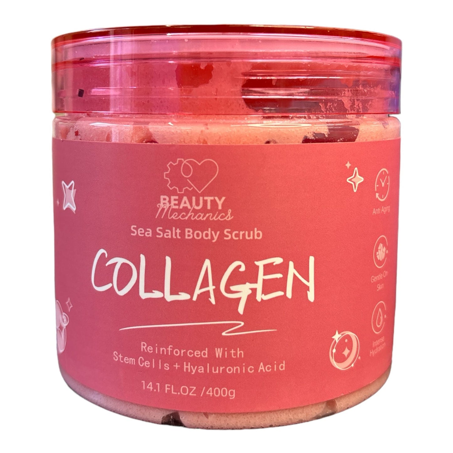 BEAUTY MECHANICS COLLAGEN SEA SALT BODY SCRUB R102