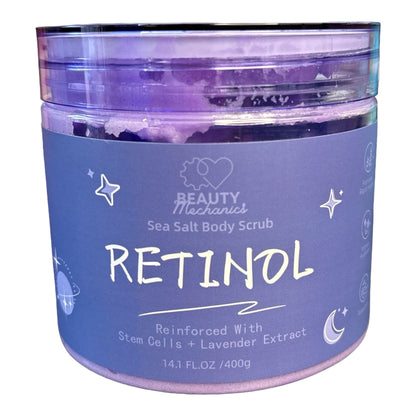 BEAUTY MECHANICS RETINOL SEA SALT BODY SCRUB R102