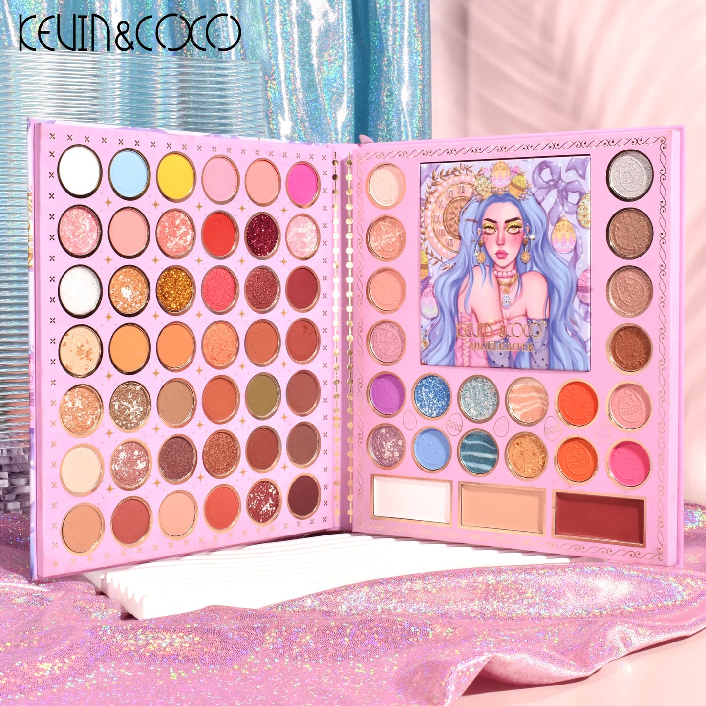 KEVIN&COCO EASTER EGGS 69 COLOR EYESHADOW / FACE PALETTE KC223588 R132