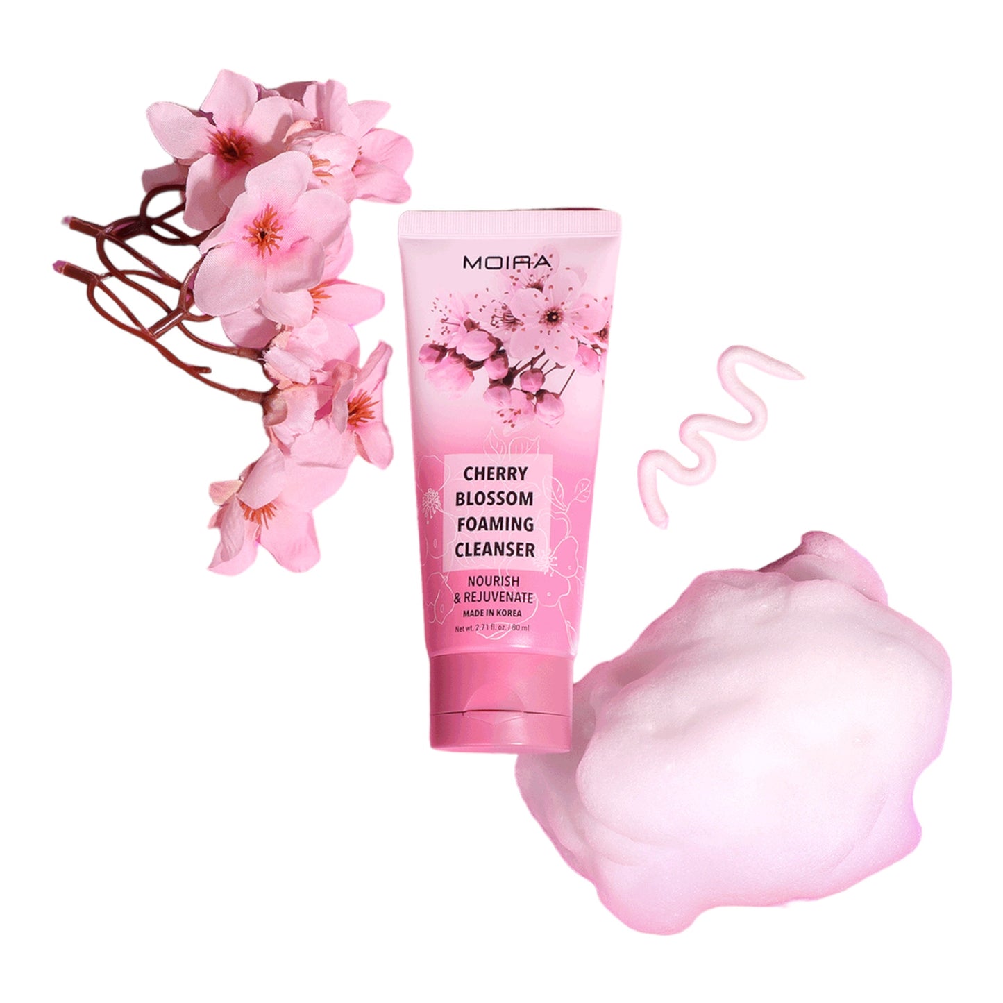 MOIRA CHERRY BLOSSOM FOAMING CLEANSER FOC005 #A24