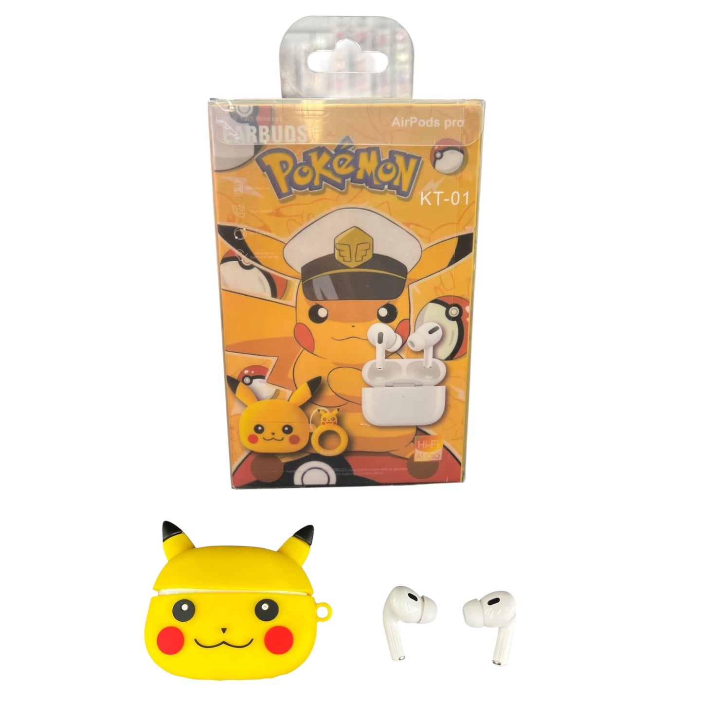 2PCS YELLOW GUY WIRELESS EARPHONE SET