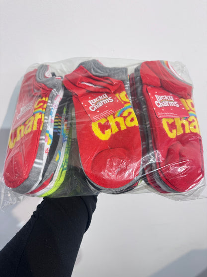3 SETS EACH WITH 9 PAIRS OF LUCKY CHARM SOCKS