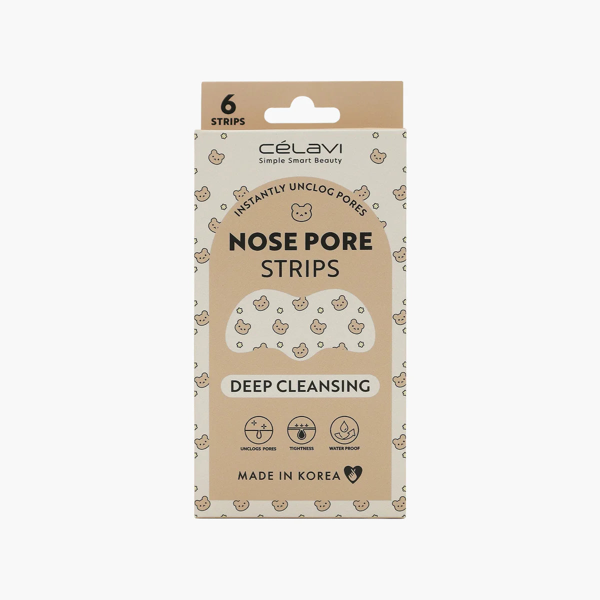 CELAVI NOSE PORE STRIPS 6 STRIPS 6PACK # A-25