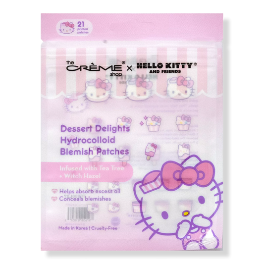 THE CREME SHOP x HELLO KITTY DESSERT DELIGHTS HYDROCOLLOID BLEMISH PATCHES