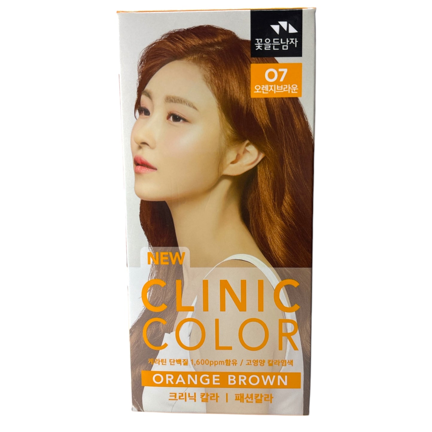 KOREAN FLOR DE MAN NEW CLINIC COLOR 07 ORANGE BROWN