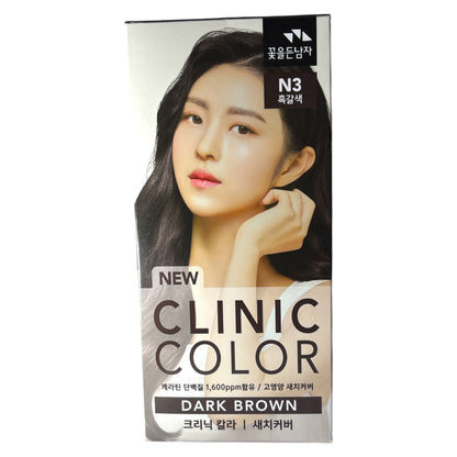 KOREAN FLOR DE MAN NEW CLINIC COLOR N3 DARK BROWN