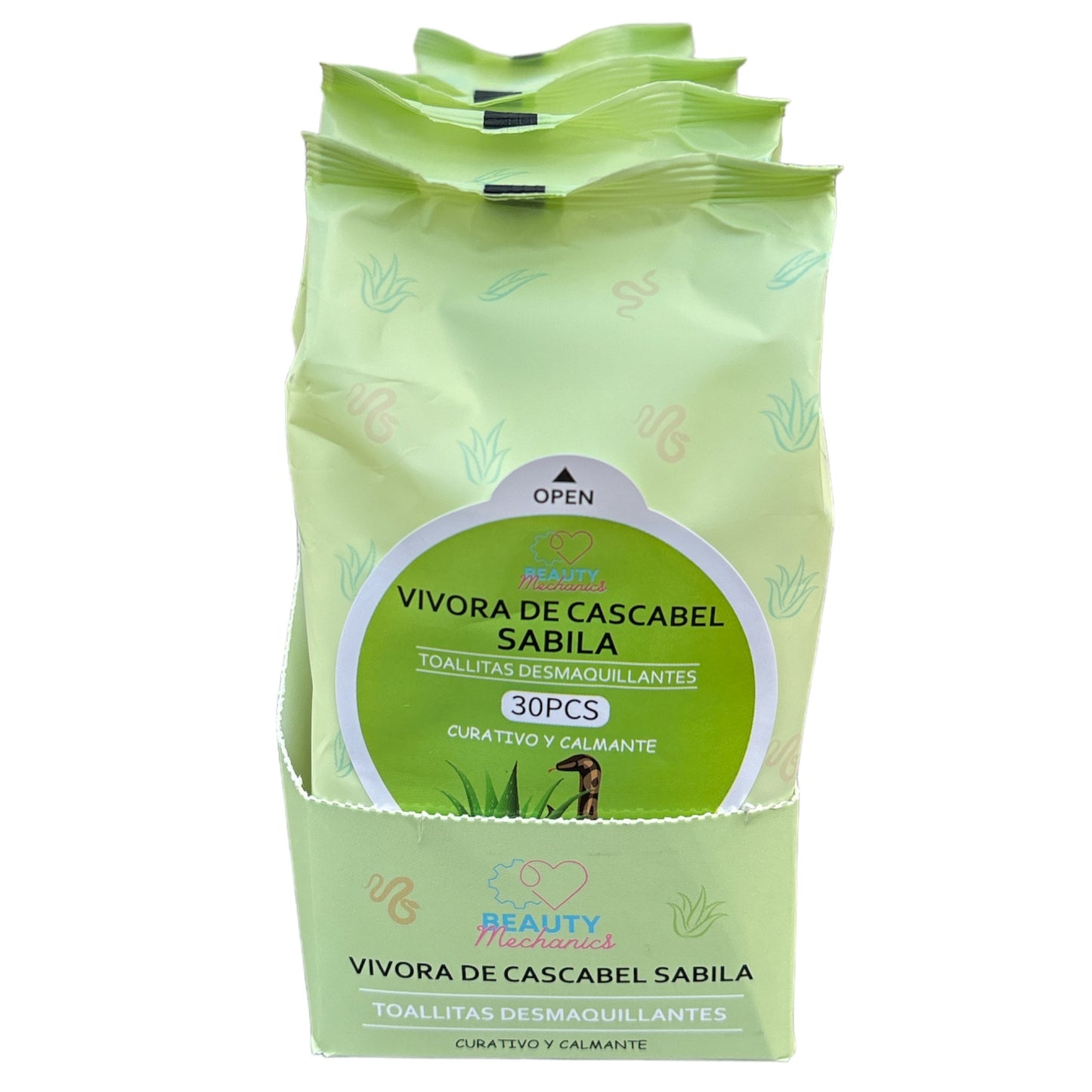 BEAUTY MECHANICS WIPES VIVORA DE CASCABEL SABILA  88005 R106