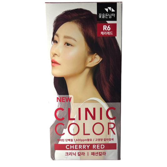 KOREAN FLOR DE MAN NEW CLINIC COLOR R6 CHERRY RED