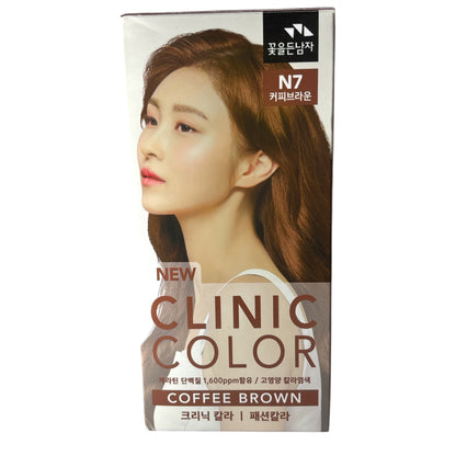 KOREAN FLOR DE MAN NEW CLINIC COLOR N7 COFFEE BROWN#83