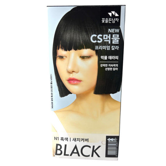 KOREAN FLOR DE MAN NEW CS INK PREMIUM COLOR CREAM N1 BLACK#B3