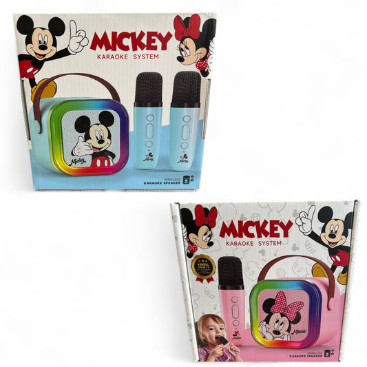 2PCS MOUSE COUPLE KARAOKE SPEAKER +MICROPHONE