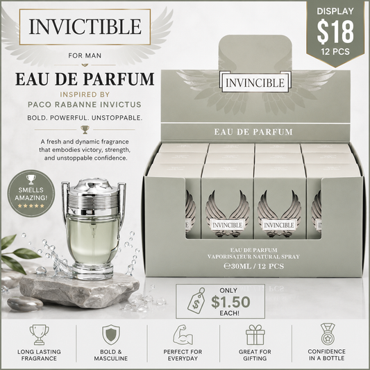 12PCS DISPLAY INVICTIBLE MINI PERFUME EBC3213