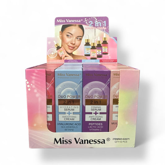 12PCS MISS VANESSA 2in1 SERUM CREAM G3271