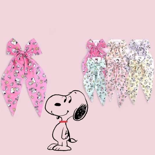 12PCS PACK WHITE DOG JUMBO HAIR BOWS MKC-4923
