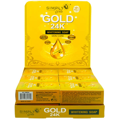 SIMPLY BELLA 24K GOLD WHITENING SOAP