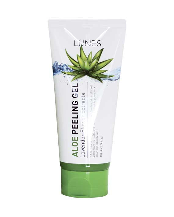 LUNES ALOE PEELING GEL LAVENDER FLOWER EXTRACTS #80